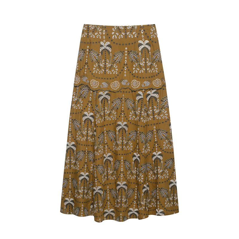 Conjunto de Moda Feminina NINE - Midi Skirt Floral avaliação e preço