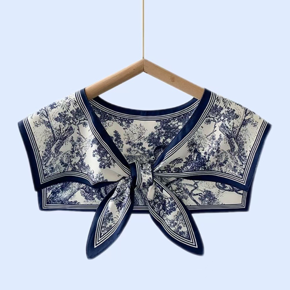 Lenço de Seda Versátil Feminin - Blouse Off Shoulder avaliação e preço