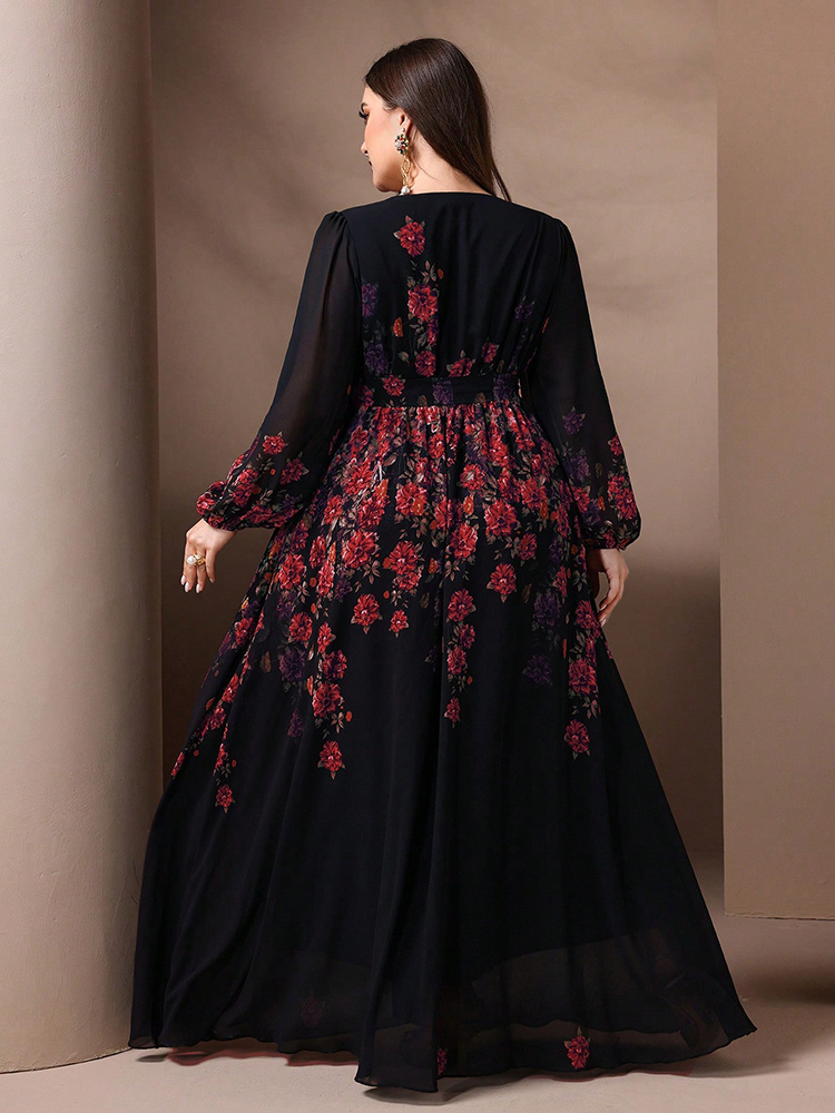 TOLEEN-Vestido maxi com estamp - Romper Floral Print avaliação e preço